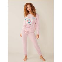 Pijama Rosa Llamita