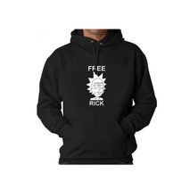 Buzo Buso Saco Hoodies Negro De Rick Con Capota