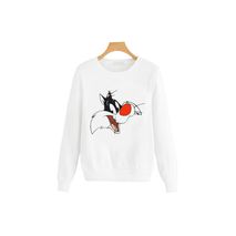 Buzo Buso Saco Hoodies  Blanco Silvestre El Gato