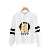 Buzo Buso Saco Hoodies  Blanco Minions Marcelo
