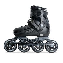 Patines Semiprofesionales Ajustables Cougar Cr1 Negro L