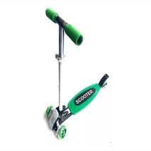 Patineta 4 Ruedas Scooter Niños Gradu Metáli Dirección verde