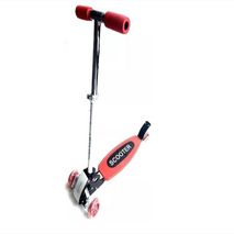 Patineta 4 Ruedas Scooter Niños Gradu Metálic Dirección rojo