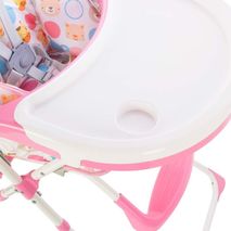 Silla Comedor Plegable Candy Color Rosado Marca Infanti