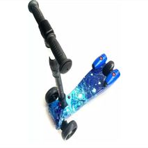 Patineta Humo Scooter Niños Bluetoo Musica Luces Recarg azul
