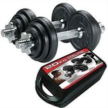 Kit Mancuernas Pesas 20 Kilos 12 Discos Ejercicio Gimnasio