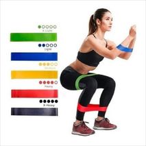 Kit Bandas Elasticas X5 De Entrenamiento Integral Gym