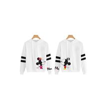 Buzo Buso Saco Hoodies Blanco Pareja Minnie Y Mickey Mr Mrs