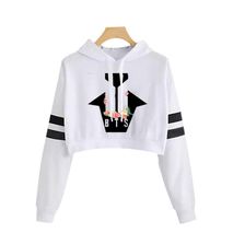 Buzo Buso Saco Hoodie Blanco Logo Bts 95  Jimin