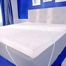 Cama Colchón Tres Pulgadas Rey Topper.