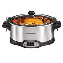Estufa Portátil Sear & Cook, 6 Cuartos De Galón, Cerradura De Tapa, Plata
