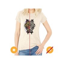 Camiseta 2Xl Del Sol Woornate Búho Gris 1.Pc