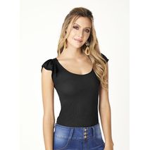 Blusa Fiory 2448 Con Bolero En El Hombro