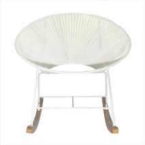 Silla Acapulco Mecedora Blanco 3501B