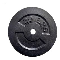 Disco Pesas Para Barras Y Mancuernas 20lbs Estandar Calidad