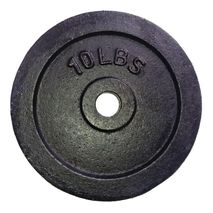Disco Pesas Para Barras Y Mancuernas 10lbs Estandar Calidad