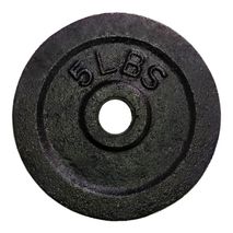 Disco Pesas Para Barras Y Mancuernas 5lbs Estandar Calidad