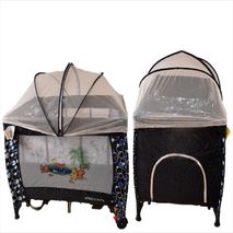 Cuna Corral Color Negro Para Bebes Hasta 4 Años Envio Gratis