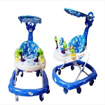 Caminador Andadera Azul Con Blanco Para Bebes Luces Y Sonidos Envio Gratis