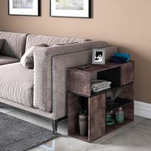 Mesa Auxiliar Bertolini Terrano Con Negro