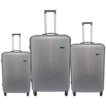 Juego Set Maletas X3 21,25,29 Pulg. Bin 025 1 Gris