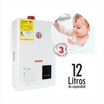 Calentador De Agua Tiro Forzado A Gas 12 Litros Boccherini