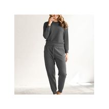 Pantalón De Pijama Silueta Jogger Con Cordón En Cintura Para Mujer Fp737
