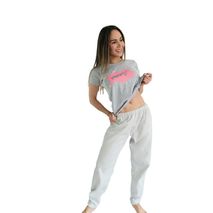 Pijama Multiusos Pantalón Y Camibuso Gris By Morning 1140