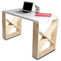 Escritorio Twin Pines En Flor Morado Y Formica 160X60cm