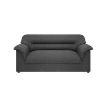 Sofa Amoblando Vivir Tela Gris