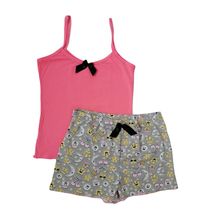 Pijama Morning Short Y Esqueleto Lunas