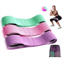 Bandas Elásticas En Tela Para Ejercicios X3 Tonos Pasteles