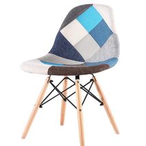 Silla Eames Parches Color Azul