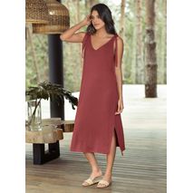 Vestido Midi Con Escote Multiusos Fp779