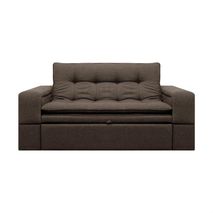 Sofá Cama Amoblando Ethel Tela Café