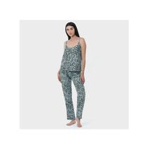 Pijama Top & Pantalón Leopardo