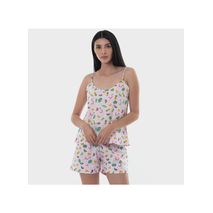Pijama Corta Mujer Flamingos