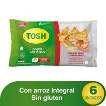PASABOCAS ARROZ TOMATE Y PARME TOSH 180 gr