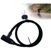 Guaya Grande 1 Metro Negro Candado Doble Llave Bicicleta Seguridad