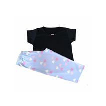Pijama Capri Y Camiseta Multicolor By Morning 1446