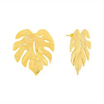 Aretes Hoja Balazo Ancha T