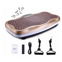 Plataforma Vibratoria Fitness Musical Con Banda Resistencia