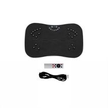 Plataforma Vibratoria Fitness Negra Con Control