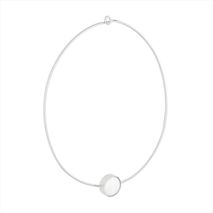 Collar Gargantilla Perla Plata