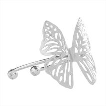Brazalete Abrazo De Mariposa Plateado