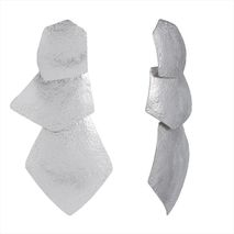 Aretes Tesoro Triple Plateados