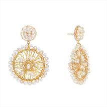 Aretes Universo De Amor Dorados
