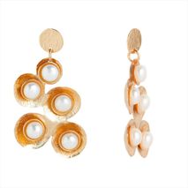 Aretes Rio Perlado Dorados