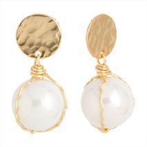 Aretes Semilla De Amor Blancos