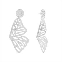 Aretes Revoloteo Plateados